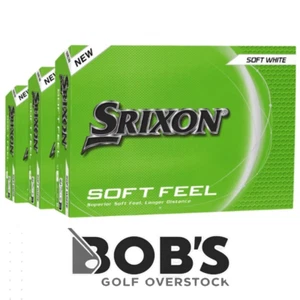 NEW 2025 Srixon Soft Feel White Golf Balls - Buy 2 Dozen, Get 1 Free - Picture 1 of 3