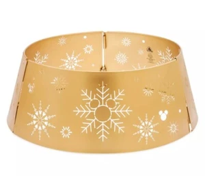 Disney Parks 2024 Gold Mickey Mouse Icon Holiday Tree Collar New - Picture 1 of 4