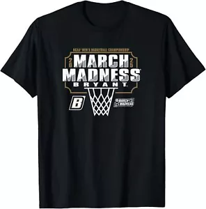 Bryant Bulldogs March Madness 2025 Men's Basketball Black T-Shirt - Picture 1 of 2