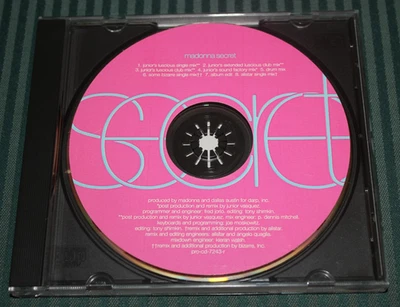 MADONNA - Secret - (Rare 1994 8-Track Promo CD Maxi-Single) with hype sticker - Image 1 of 3