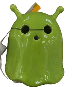 Neu Grün Alien Geist Leucht LED Keramik Figur Halloween Gothic Deko - Bild 1 von 1