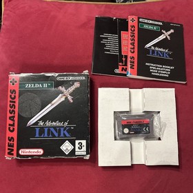 GBA Nes Classics Zelda II: The Adventure Of Link, PAL Boxed manual Complete