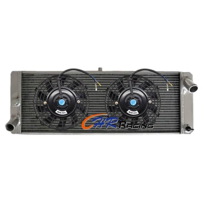 3 Row Aluminum Radiator+Fans for 1976 Lancia Scorpion 1.8L Manual transmission - Image 1 of 4