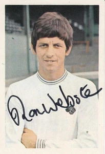 Vintage SIGNED FKS 1971/72 Sticker RON WEBSTER DERBY COUNTY - Picture 1 of 1