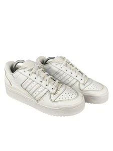 Adidas Forum Negrita Rayas Zapatos Mujer Talla US 10.5 Triple Blanco Zapatilla - Imagen 1 de 8