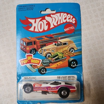  1982 年风火轮 VETTY FUNNY 密封美泰 Corvette 弹出式机身 — 第 1/4 张图片