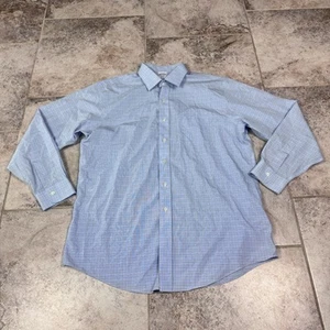 Brooks Brothers Mens Dress Shirt 17/35 Plaid Long Sleeve Regent Non-Iron Supima - Picture 1 of 9