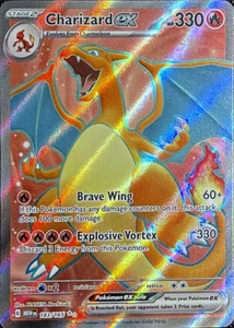 Pokemon TCG Charizard ex 183/165 151 - Foto 1 di 2