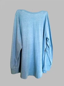 Torrid Women Plus Sz 3 Light Blue Tunic Shirt Classic Fit Minimalist Lightweight - Picture 1 of 4