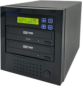 24X 1 à 1 CD DVD M-Disc Prise en charge Duplicateur Tour Copieur avec Gratuit 1 Cible - Photo 1/8