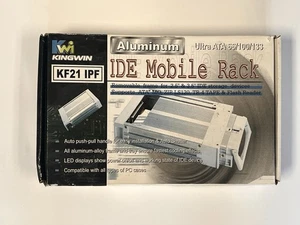 Kingwin KF21-IPF Aluminum Ultra ATA 66/100/133 For 2.5” & 3.5” IDE Mobile Rack - Picture 1 of 12