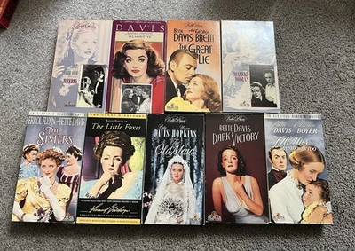 BETTE DAVIS VHS LOT OF 9 - Imagem 1 de 3