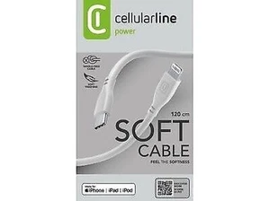 Cellularline Leistung Blitz Kabel USB - C Laden Daten 120 CM IPHONE Ipod Weich - Picture 1 of 3