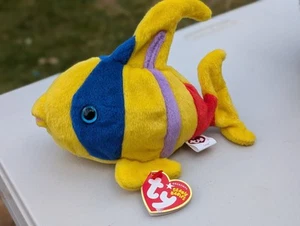TY BEANIE BABY ORIEL - ANGEL FISH - MINT CONDITION - RETIRED WITH TAGS - Picture 1 of 3