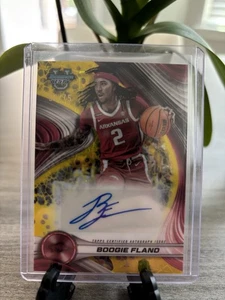 BOOGIE FLAND 2024-25 BOWMAN U MIGLIOR AUTOGRAFO GIALLO LAZER AUTO /75 Q4602 - Foto 1 di 2