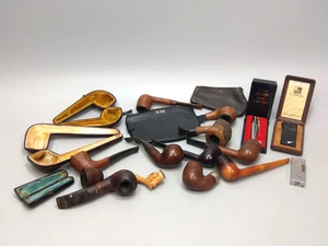 Lote de trabajo de pipas de tabaco Estate y piezas encendedores accesorios y estuches - Imagen 1 de 18