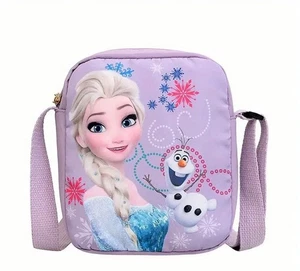 Disney Frozen Schultertasche - Elsa & Olaf - Lila - 20x16cm Kinder Umhängetasche - Bild 1 von 3