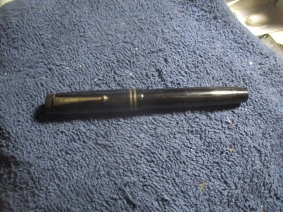 Vintage Parker Duofold Flat Top Fountain Pen Black - Image 1 of 2