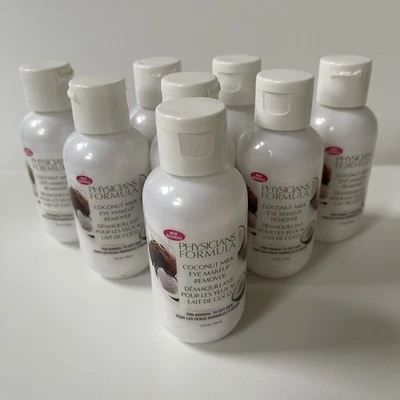 9 Physicians Formula Coconut Milk Eye Makeup Remover Lotion Waterproof Oil Free - Image 1 of 3