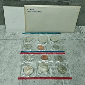 1979 Uncirculated Coin Set U.S Mint Original Government Packaging OGP - Picture 1 of 6