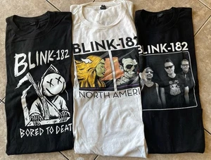 Blink 182 XL 3 Shirts California Tour 2016 Double Sided Tultex - Picture 1 of 2
