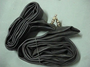 VINTAGE BICYCLE INNER TUBES 28" X 1 1/2" WOODS VALVE CMERGE 1 Pair NOS. - Picture 1 of 4