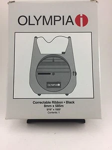 OLYMPIA KORRIGIERBARES SCHREIBMASCHINEN-FARBBAND SCHWARZ 80810 5/16" x 1920' - Bild 1 von 4