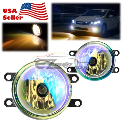 Para Toyota Yaris Camry Lexus IS RAV4 Par Neo Lente Lámpara Luz Antiniebla Ajuste Calidad T6 Foto 1 de 4