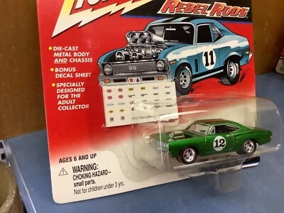 1969 Super Bee Super Beatnik Rebel Rods JOHNNY LIGHTNING JL 1/64 2005 - Imagem 1 de 3