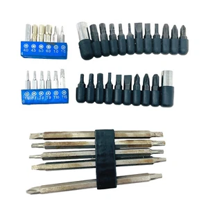 39 Pcs JM Cvr H3 and Assorted Phillips, Slotted Screwdrive & Drill Bit Set - Picture 1 of 6