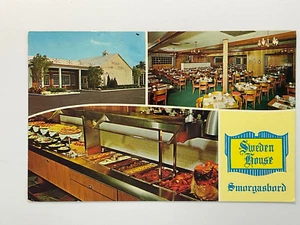 1969 St Petersburg, Florida - Sweden House - Smorgasbord Restaurant Postcard A-3 - Picture 1 of 3