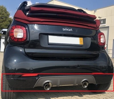 Smart 453 Orig. Brabus Faldón Trasero Completo Fortwo Alerón Difusor Pintado - Imagen 1 de 3