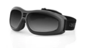 BOBSTER RX Ready Touring II Sport Goggles Flexible Rubber Frame Dark Smoke Lens - Picture 1 of 6