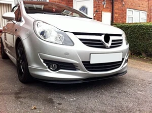 For Vauxhall For Opel Corsa D MK4 4 Front Bumper Cup Chin Spoiler Lip Splitter - Picture 1 of 5