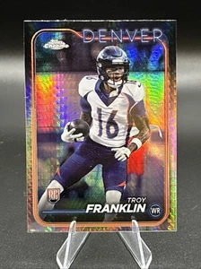 2024 Topps Chrome Football- Troy Franklin (RC) Hyper Prizm #215 - Picture 1 of 2