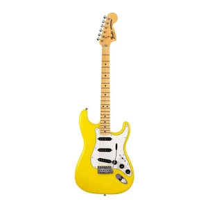 Fender Made in Japan Limited International Color Stratocaster Guitar Yellow - Picture 1 of 6