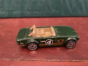 2009 HOT WHEELS Diecast Green Triumph TR6 Convertible Car #4 Jones Mattel Loose - Picture 1 of 24