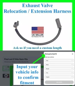 fits Camaro Corvette Active Exhaust Valve Actuator Motor Connector Plug Wiring - Picture 1 of 1