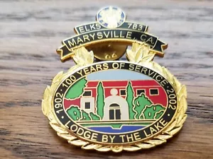 ELKS CLUB # 783 MARYSVILLE CA. 100 YEAS OF SERVICE 1902-2002 - Picture 1 of 3
