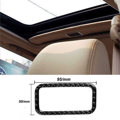 Cubierta de manija de techo corredizo interior de fibra de carbono para Subaru Forester 2005-2008 Foto 1 de 4