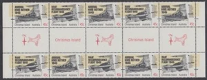 CHRISTMAS IS 1995 50th ANNIV END OF WWII GUTTER PR BLOCK x10 MINT ID:203/D62369 - Picture 1 of 1