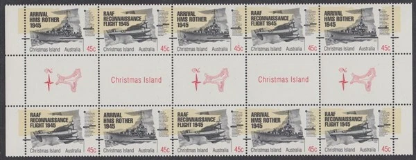 NAVIDAD IS 1995 50º ANIVERSARIO FIN DE LA SEGUNDA GUERRA MUNDIAL CANALÓN PR BLOQUE x10 COMO NUEVO ID:203/D62369 Foto 1 de 1