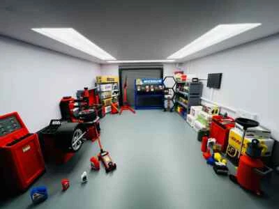 1/18 Diorama Garage Props Model Set Repair Workshop Tool Scene Model Accessories - Image 1 of 4