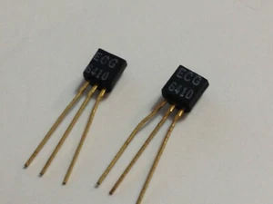 Dos (2) transistores unijunction ECG 6410, nuevo stock antiguo. - Imagen 1 de 3