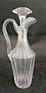 Splendide carafe à liqueur en verre biseauté à pans - Bild 1 von 9