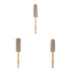 Round Hair  Brush with Wood Handle, Round Comb, Styling  for Hair Drying,