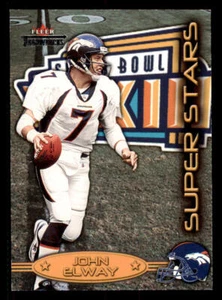 2002 Fleer Throwbacks Super Stars #8 John Elway - Picture 1 of 2