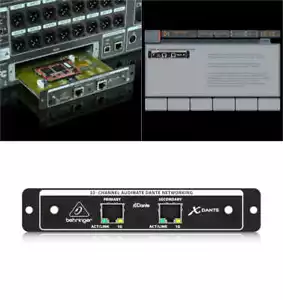 Behringer X-DANTE High-Performance 32 CH Audinate Dante Expansion Card for X32 - Picture 1 of 5