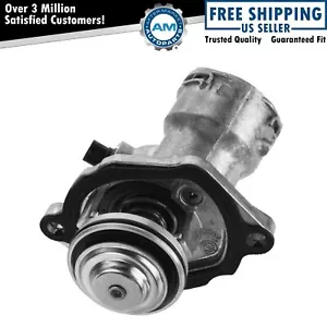 Thermostat w/ Housing for Mercedes Benz C230 C280 C300 C350 E350 ML350 SLK350 - Picture 1 of 5