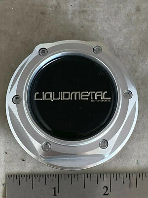 Liquidmetal Wheels Alloy Wheel Rim Hub Cover Aluminum Center Cap BC-595B 60mm - Image 1 of 4